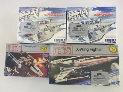 mpc製のSTARWARS スターウォーズプラモデルより紹介。 X-WING FIGHTERなどの飛行乗り物も模型で再現できます。