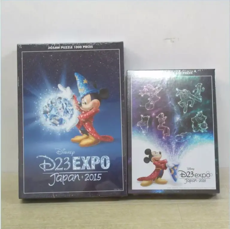 【未開封】ディズニー TDR　D23 EXPO JAPAN 2015 2018 ジグソーパズル 1000ピース500ピース