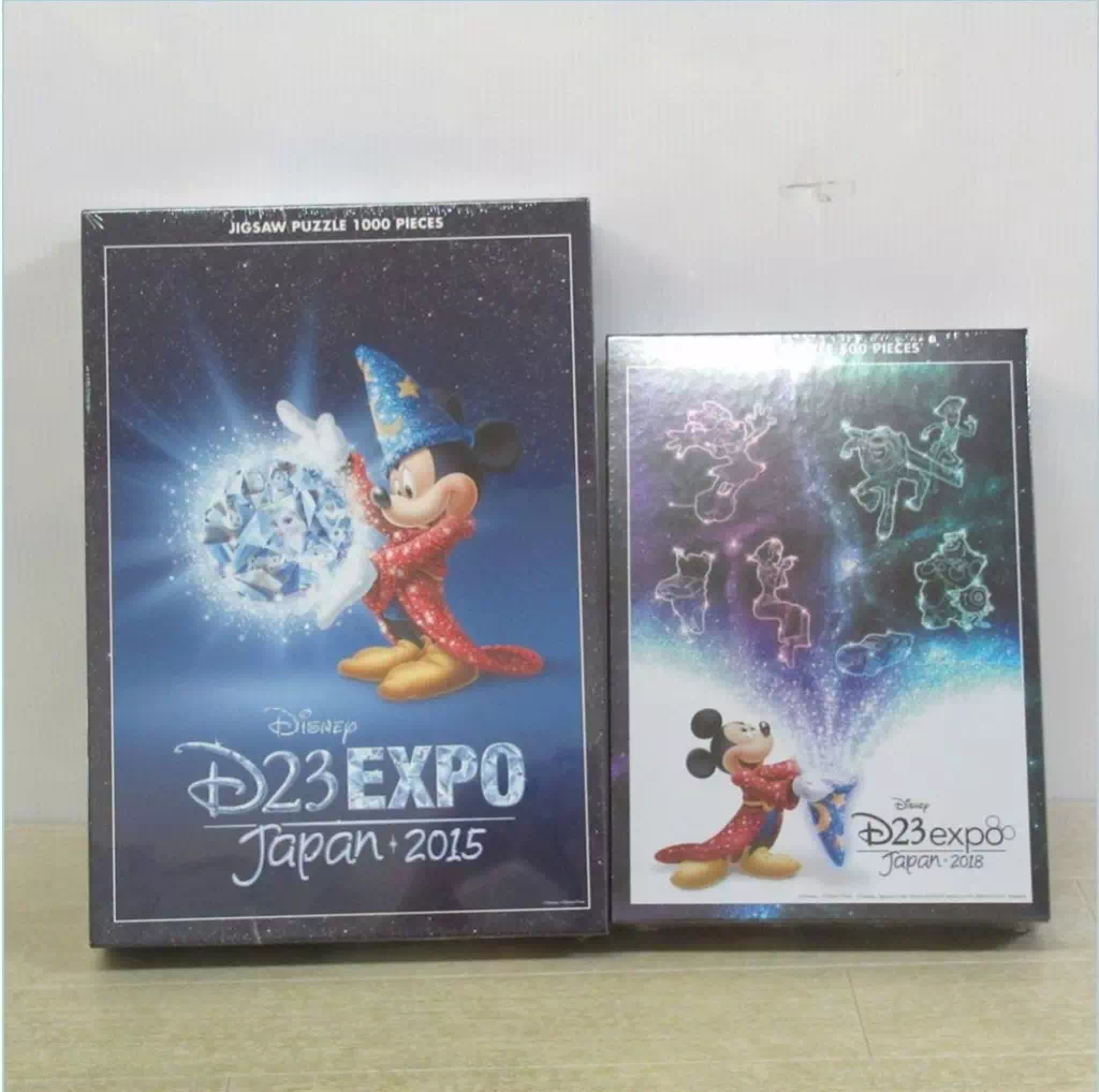 ディズニーD23 EXPO JAPAN 2015＆2018 ジグソーパズル（1000ピース＆500ピース）