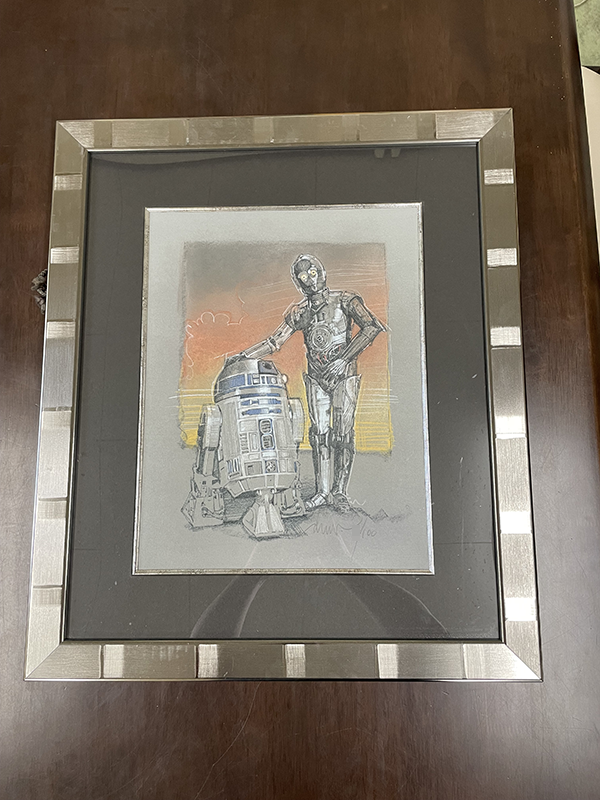 ドゥルー・ストゥルーザン『スター・ウォーズ』複製版画 ヨーダ
