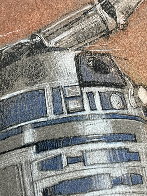 ドゥルー・ストゥルーザン『スター・ウォーズ』複製版画 r-2d2
