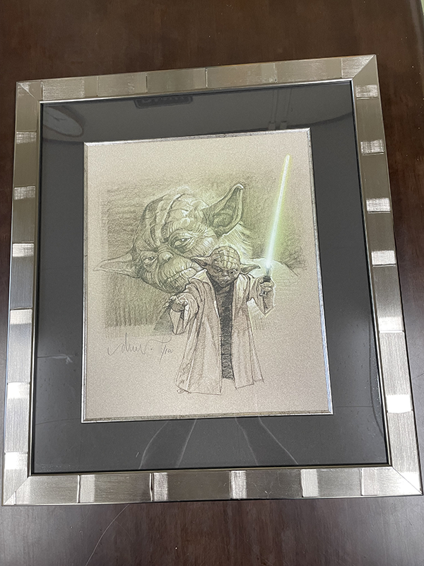 ドゥルー・ストゥルーザン『スター・ウォーズ』複製版画 ヨーダ