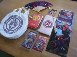 マーベル展限定品含むマーベルグッズ