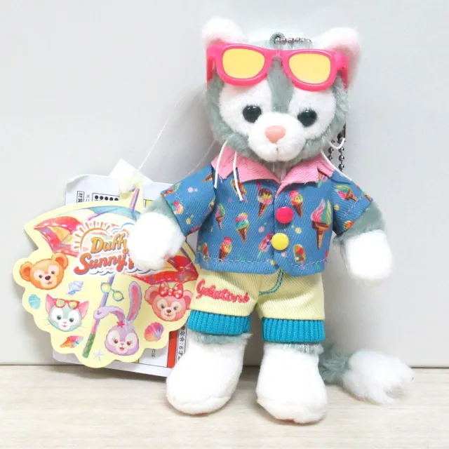 ダッフィーのサニーファン ジェラトーニ ぬいぐるみバッジ