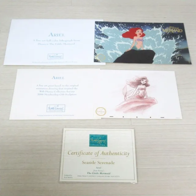 リトル・マーメイド アリエル WDCC ポストカード 証明書