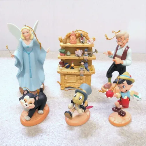 ピノキオ ブルー・フェアリー&ピノキオ達 オーナメントセット WDCC