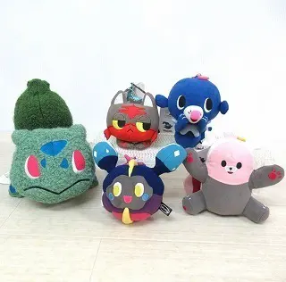 ポケモンセンター製 pokemon time フシギダネ/アシマリ/ニャビー/コスモッグ/キテルグマのぬいぐるみ他、たくさんのポケドールをお売り頂きました！