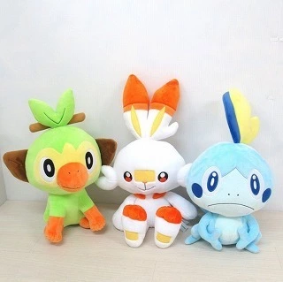 ポケモンセンター　等身大　ヒバニー　サルノリ　メッソン　ガラル　御三家