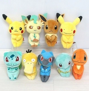 T-ARTSのポケモンちょっこりさん他、たくさんのぬいぐるみをお譲り頂きました！