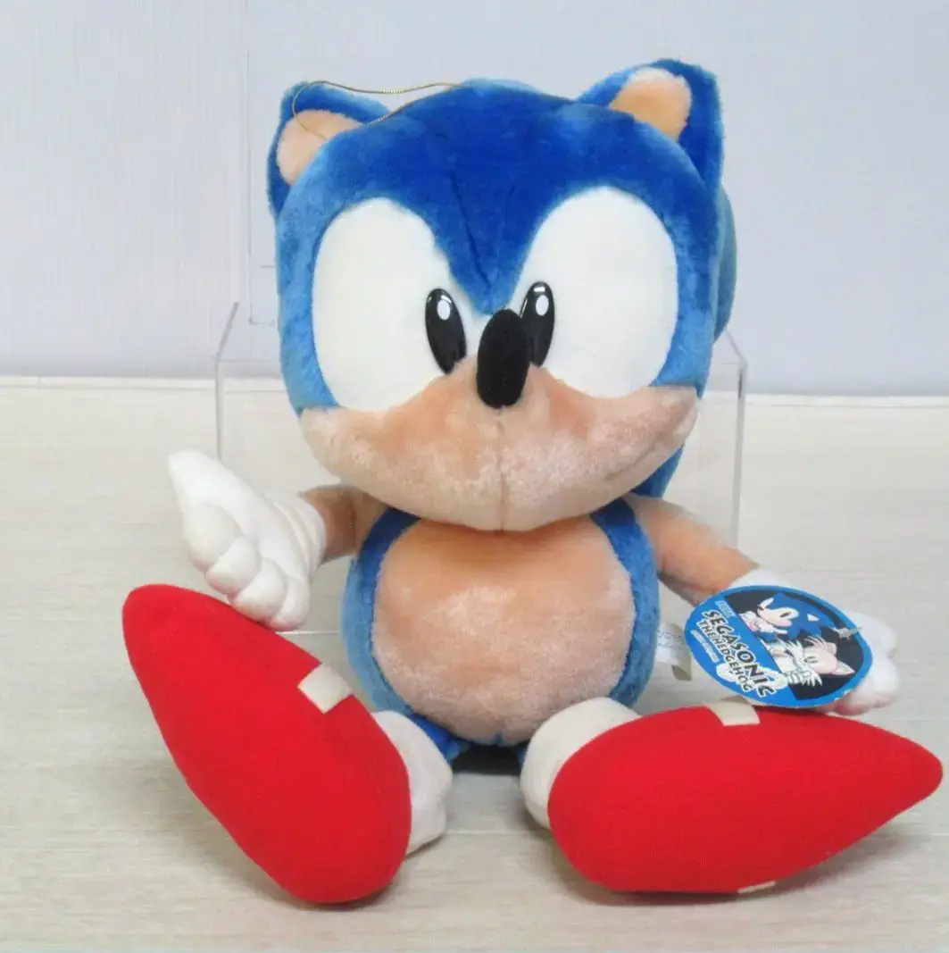 SEGA セガ ソニック・ザ・ヘッジホッグ ぬいぐるみ 1992年製 紙タグ付のきれいな状態でお譲り頂きました！