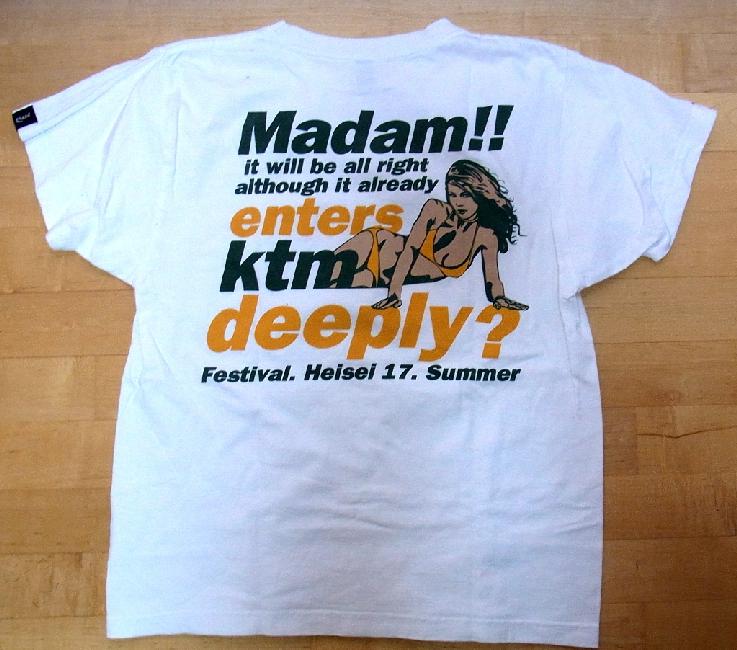 2005ツアーマダムTシャツ