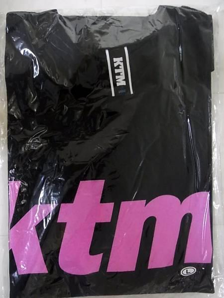 ロゴ黒ピンク KTM T-シャツ