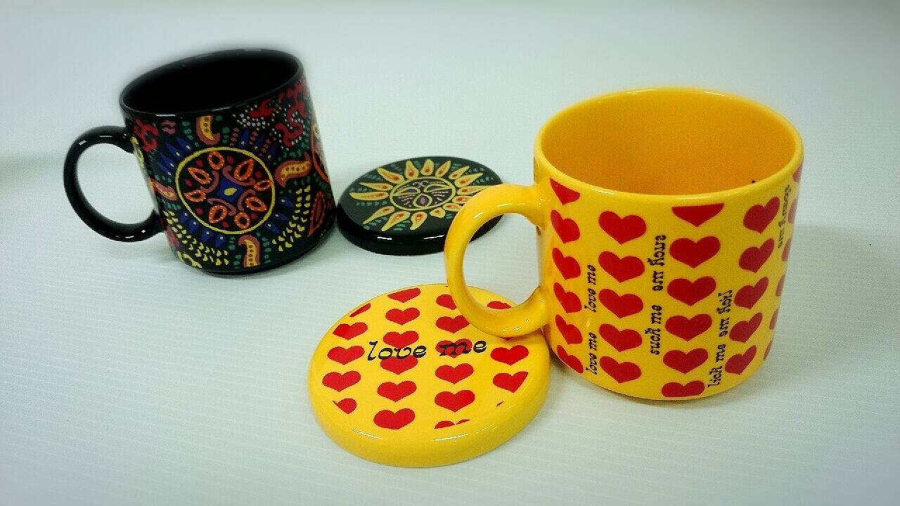 hide 昴珈琲 カップ u0026 ソーサー Yellow Heart X JAPAN