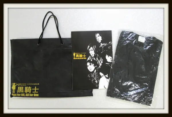 Janne Da Arc FC限定ライブ ロックバンド黒騎士 One for AllAll for One Tシャツ