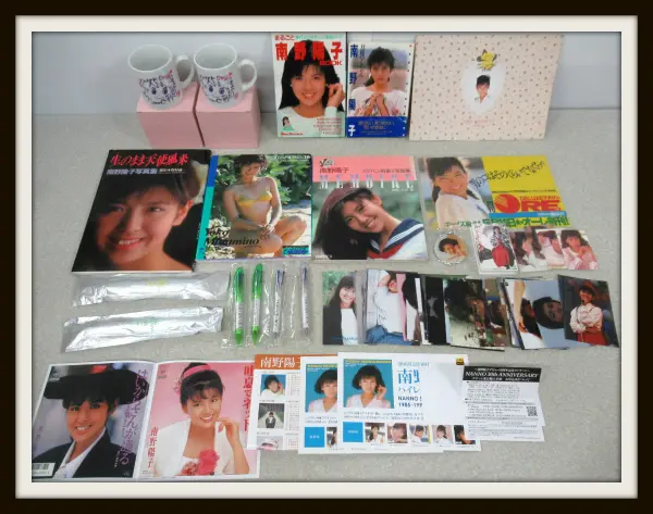 南野陽子 グッズセット (写真集、ブロマイド、マグカップ等）