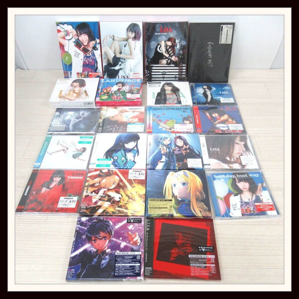 初回盤 LiSA CD アルバム シングル 22枚セットLANDSPACEbest daybest wayLetters to U 他