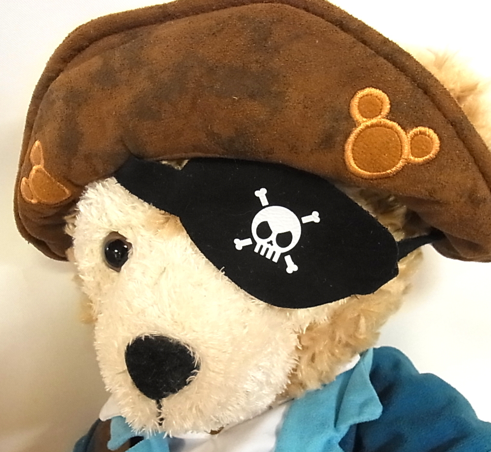 新品未使用 Duffy ダッフィー ジャックスパロウ カリブの海賊コス まさかの本人？ディズニーランドでジャック・スパロウたちに遭遇
