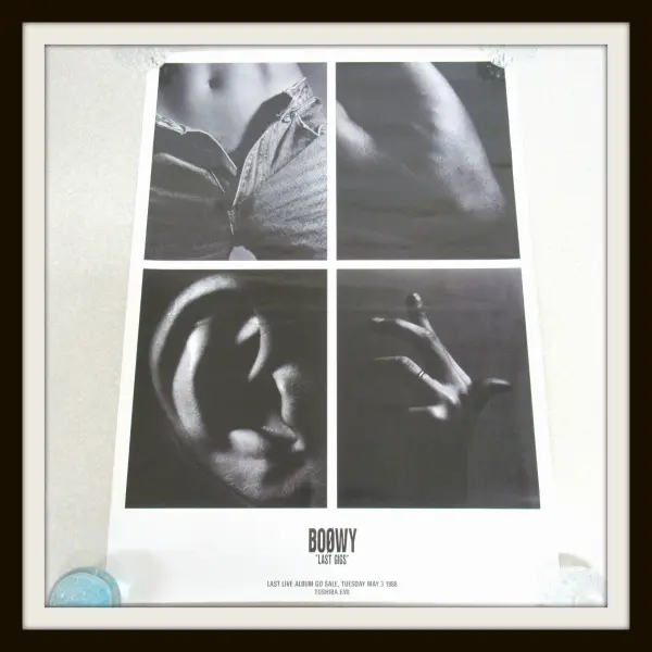 BOOWY LAST GIGS CD B2オフィシャルポスター