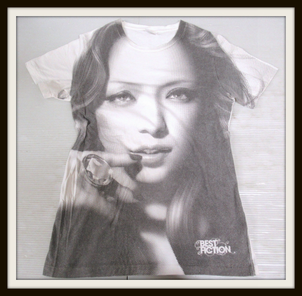 安室奈美恵　BEST FICTION TOUR　顔Tシャツ