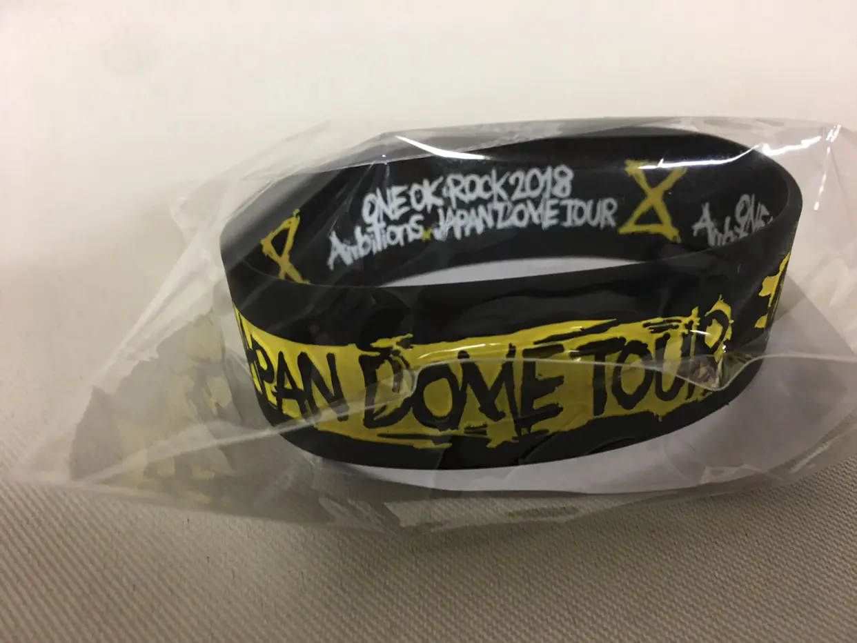 ONE OK ROCK 2018 AMBITIONS JAPAN DOME TOUR　ラバーバンド