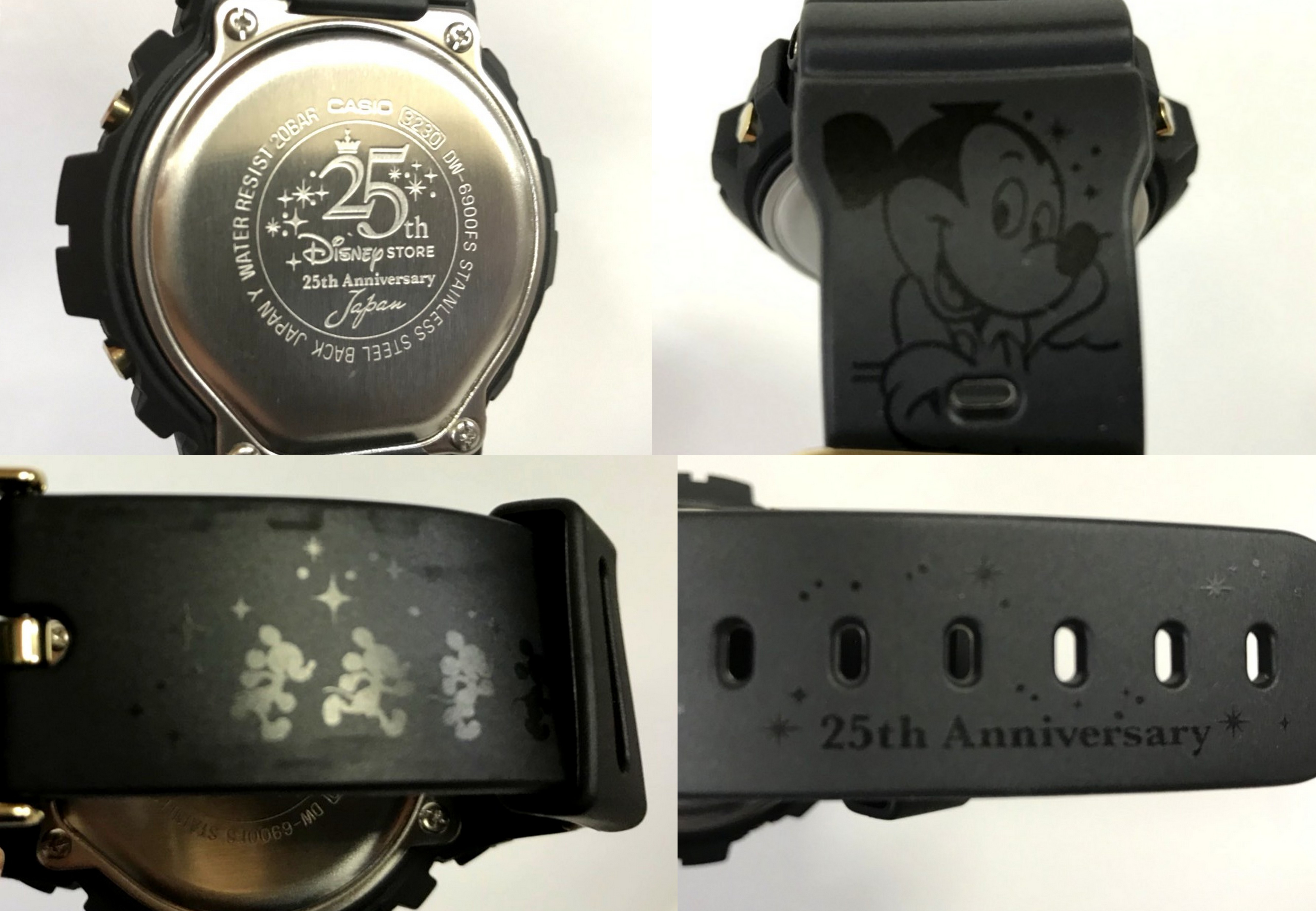 ディズニー ディズニーストア ジャパン 日本 腕時計 カシオ CASIO G-SHOCK 腕時計 リストウォッチ アニバーサリー 記念 グッズ 25周年