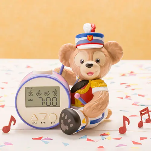 ディズニーリゾート ディズニーシー ダッフィー 2018 ぬいぐるみ SSサイズ 35周年 TDR TDL TDS ハッピーマーチングファン 目覚まし時計