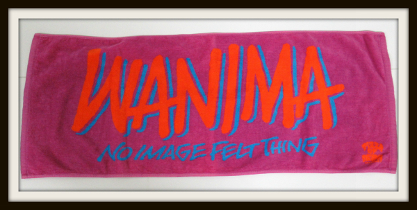 WANIMA フェイスタオル グッズ ロゴ ピンク パープル オレンジ ピザロゴ　1
