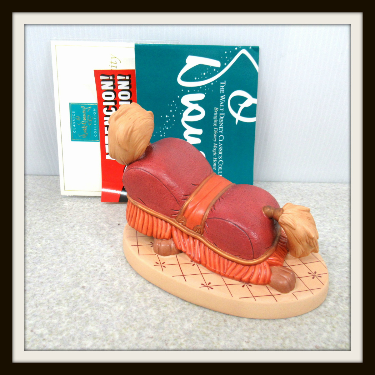 WDCC ディズニー クラシック コレクション 美女と野獣 フットスツール Frisky Footstool 陶器 フィギュア 買取 三月うさぎの森