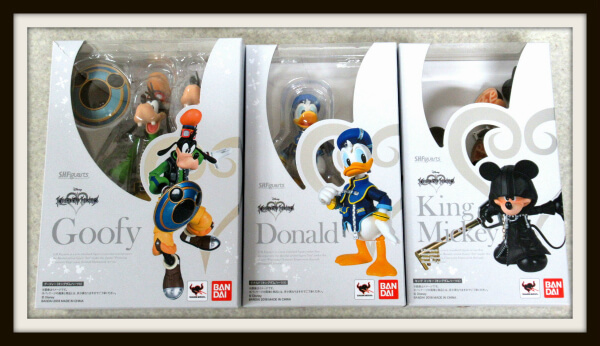 S.H.Figuarts キングミッキー ドナルド グーフィー 3種セット KINGDOM HEARTS II キングダムハーツ2 フィギュアーツ ディズニー