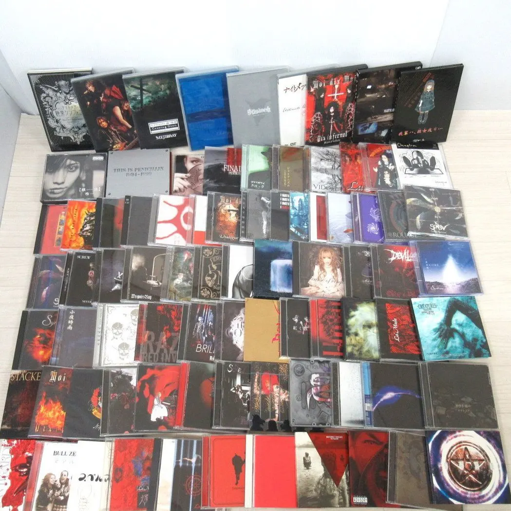 ヴィジュアル系 CD、DVD80枚セット(Moi dix Mois、蜉蝣、メリー、Syndrome、ROUAGE、ヴィドールなど）