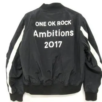 ワンオクロックツアーグッズONE OK ROCK Ambitions2017 MA-1 完売品 ...