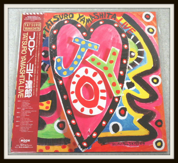 山下達郎 3LP JOY -TATSURO YAMASHITA LIVE-
