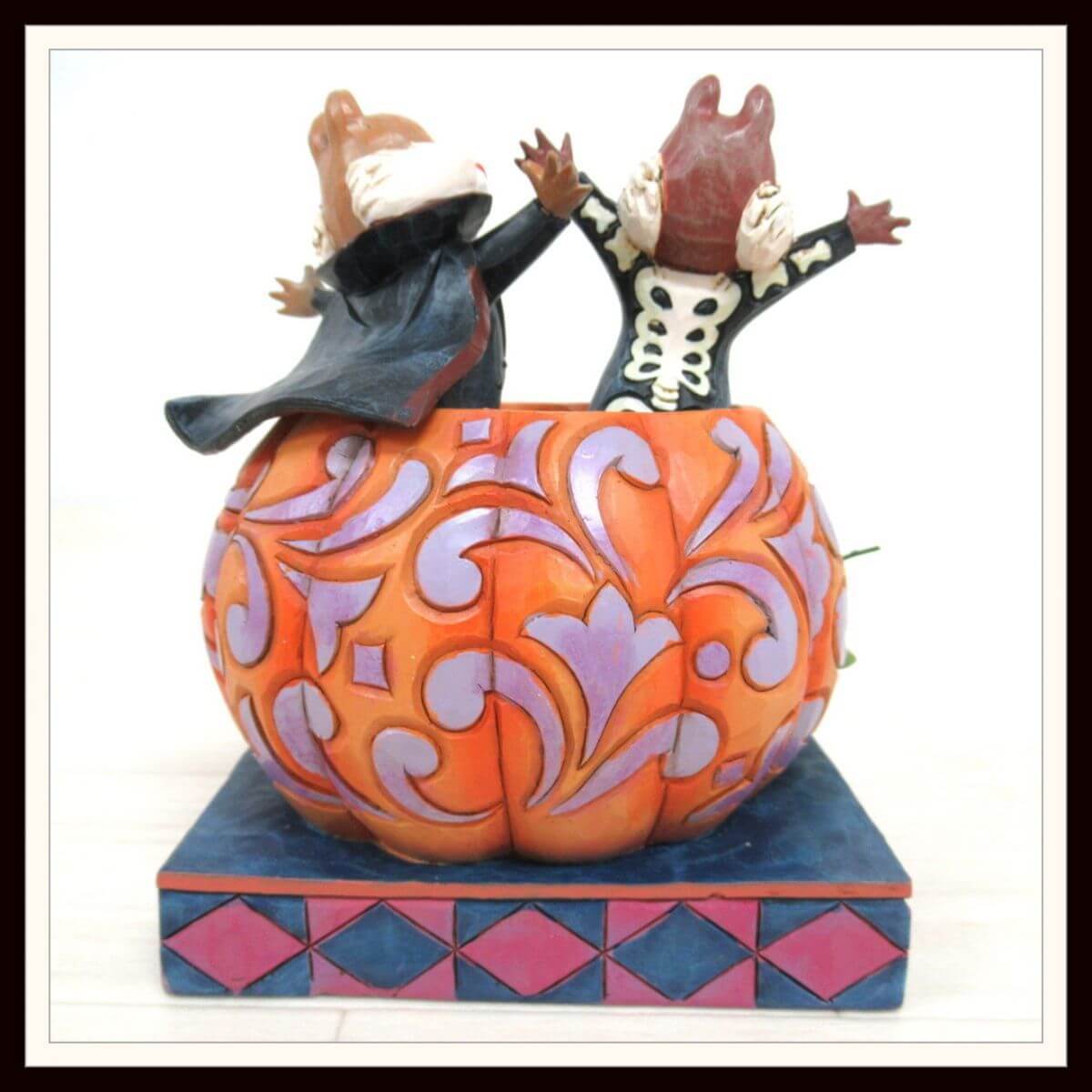 ディズニー トラディション ジムショア チップ&デール ハロウィン パンプキン Tiny Tricksters フィギュア