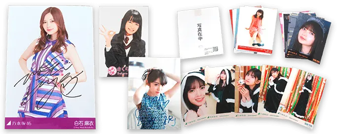 買取アイテム　アイドル　公式写真