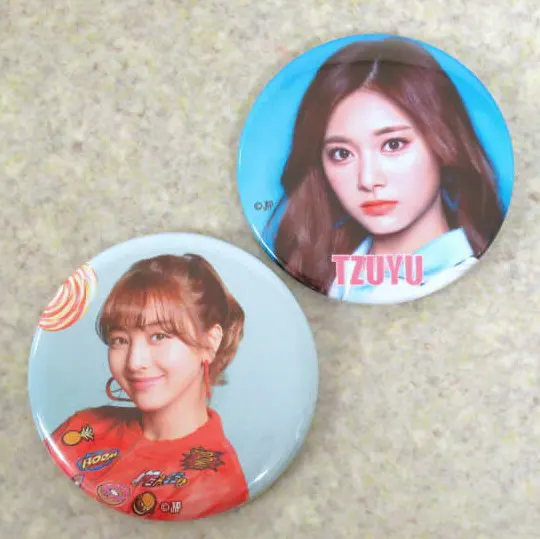 109 POP UP SHOP  限定 TWICE ツウィ TZUYU 缶バッチ