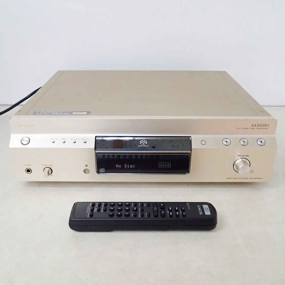 SONY CDプレーヤー SCD-XA3000ES リモコン付