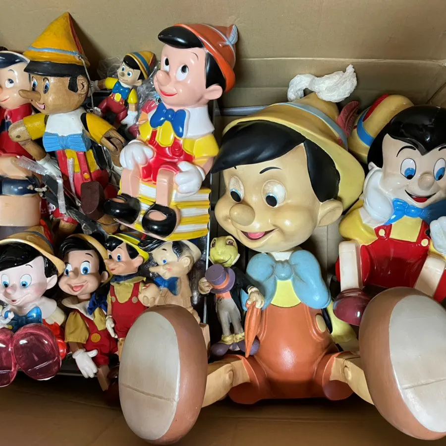 ピノキオの大冒険などグッズ多数を長野県長野市のお客様よりお譲り頂きました！　【出張買取】ピノキオのくるみ割り人形やハーモニーキングダム　良盤ディスク