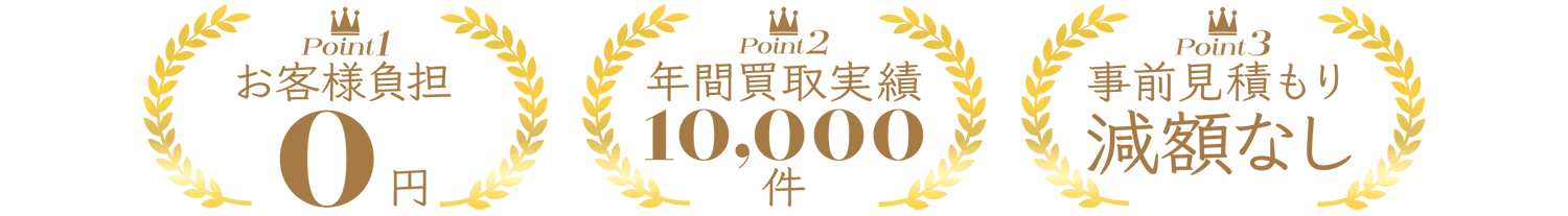 お客様負担0点、年間買取実績1万件、事前見積もりから減額無し　良盤ディスク