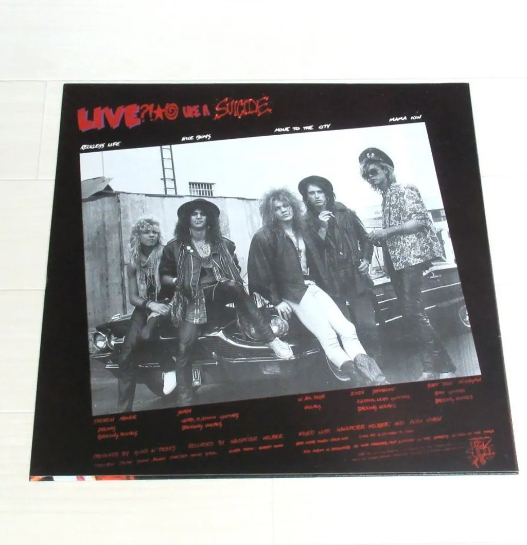 GUNS N' ROSESのレコード LIVE?! ☆◎ LIKE A SUICIDE