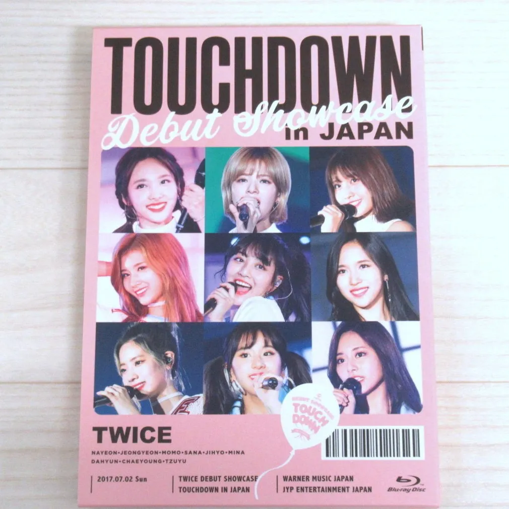 TWICE DEBUT SHOWCASE“Touchdown in JAPAN ONCE JAPAN限定 Blu-ray