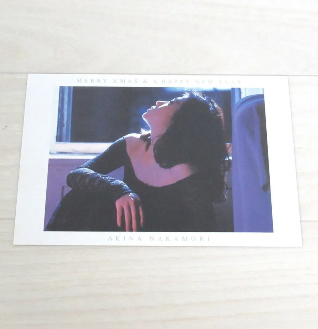 中森明菜 写真集 Cross My Palm 特典ポストカード