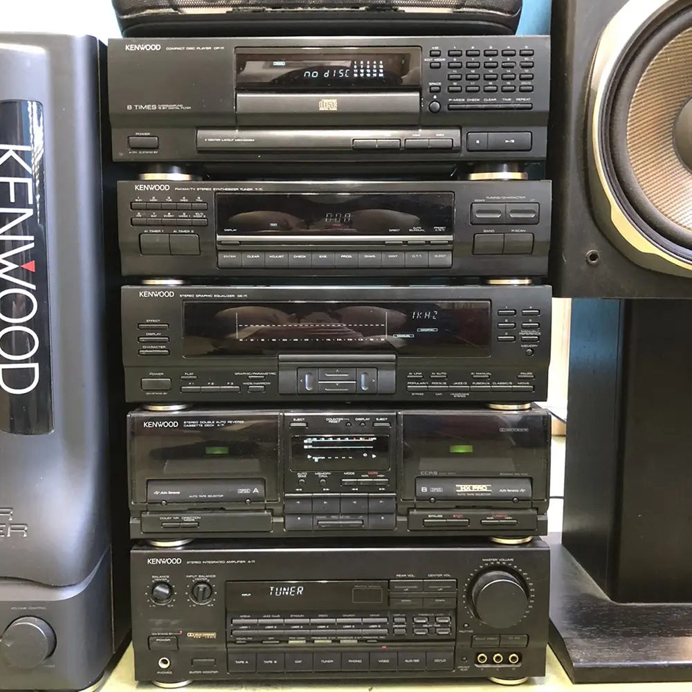 【店頭買取】 KENWOODのシステムコンポを埼玉県加須市よりお越しのお客様から埼玉県羽生店にてお譲りいただきました！ | 良盤ディスク