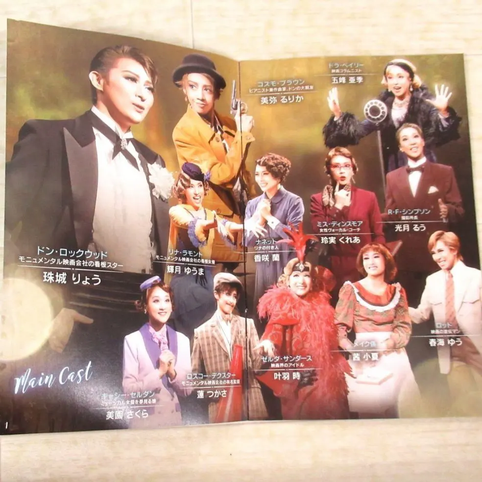 宝塚 DVD 雨に唄えば 2018年 TBS赤坂ACTシアター公演 冊子