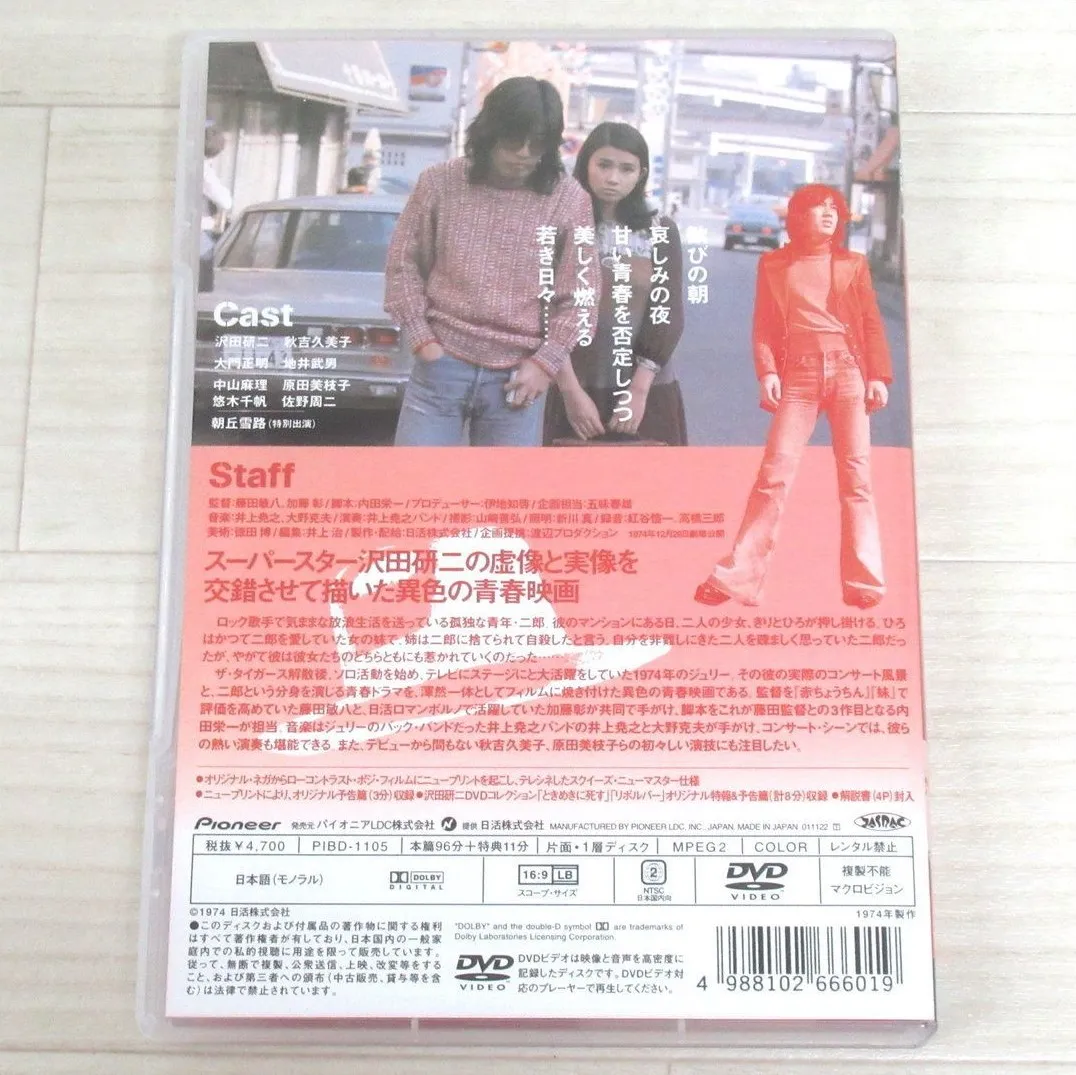 沢田研二さん出演「炎の肖像」DVDを宮城県登米市のお客様よりお譲りいただきました！
