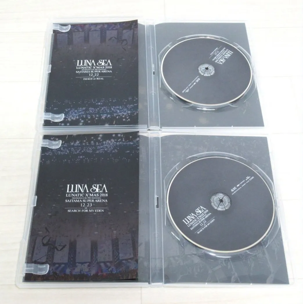 LUNA SEA のLUNATIC X’MAS 2018 SEARCH FOR MY EDEN & IMAGE or REALを埼玉県さいたま市のお客様よりお譲りいただきました!