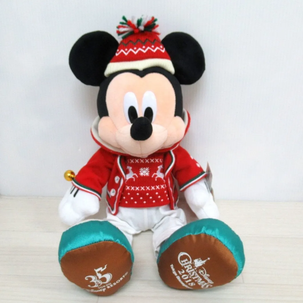 TDR35周年 ディズニークリスマス 2018 ミッキー ミニー ぬいぐるみを茨城県水戸市のお客様よりお譲りいただきました！2