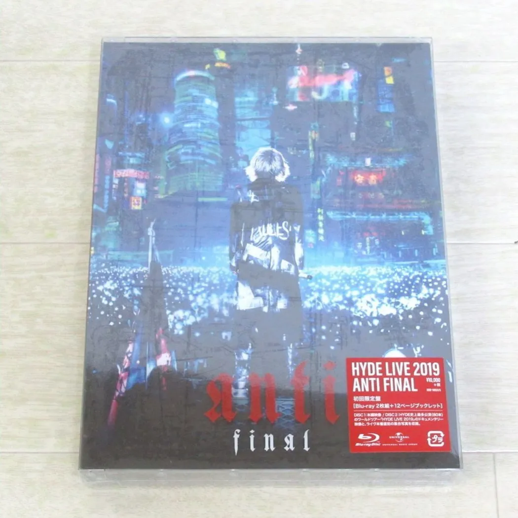 HYDE LIVE 2019 ANTI FINAL 初回限定盤 Blu-rayを千葉県浦安市のお客様よりお譲りいただきました1