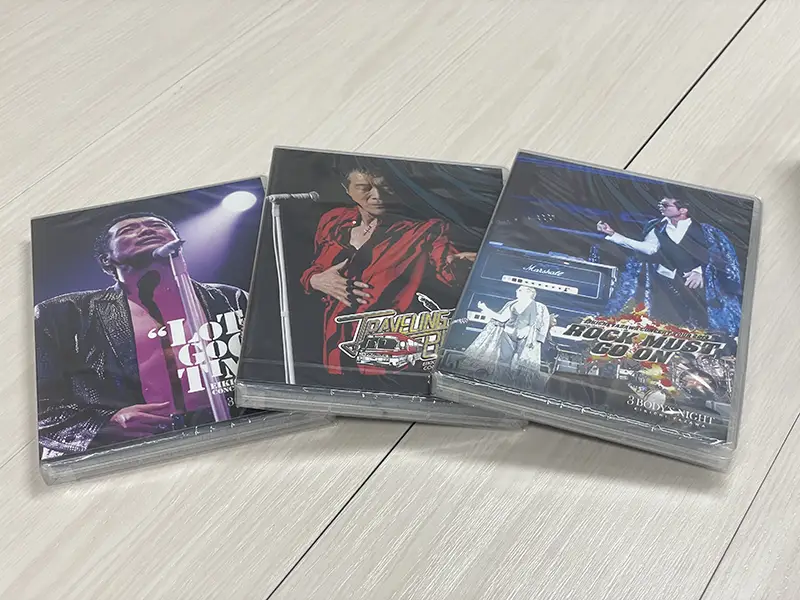矢沢永吉『3 BODY'S NIGHT』DVD-BOX　ディスクケース