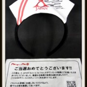 X JAPAN 抽プレ当選 YOSHIKI 直筆サイン入 カチューシャ
