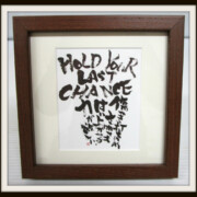 長渕剛 ミニ額縁「HOLD YOUR LAST CHANCE」